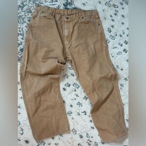 Tan Dickies carpenter pants